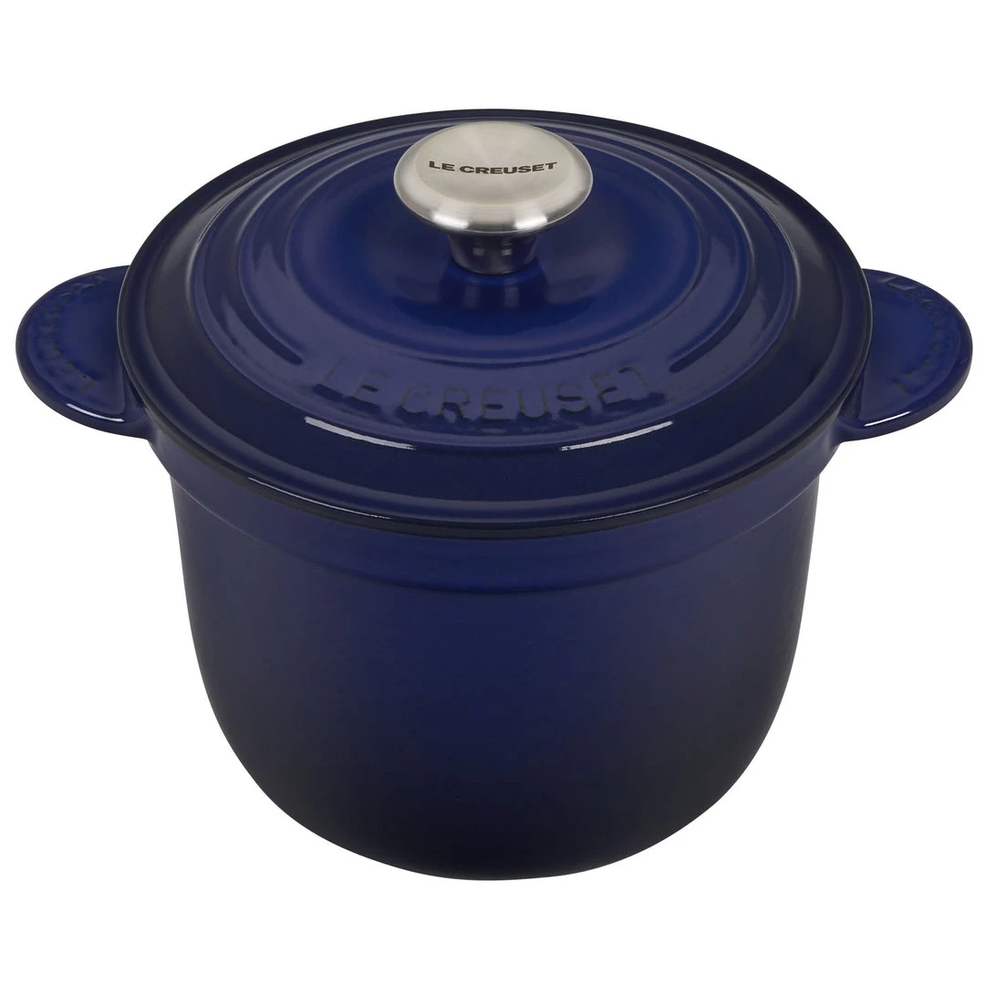 Le Creuset Cast Iron 2.25-Quart Rice Pot - Indigo 3 Le Creuset Cast Iron 2.25-Quart Rice Pot - Indigo