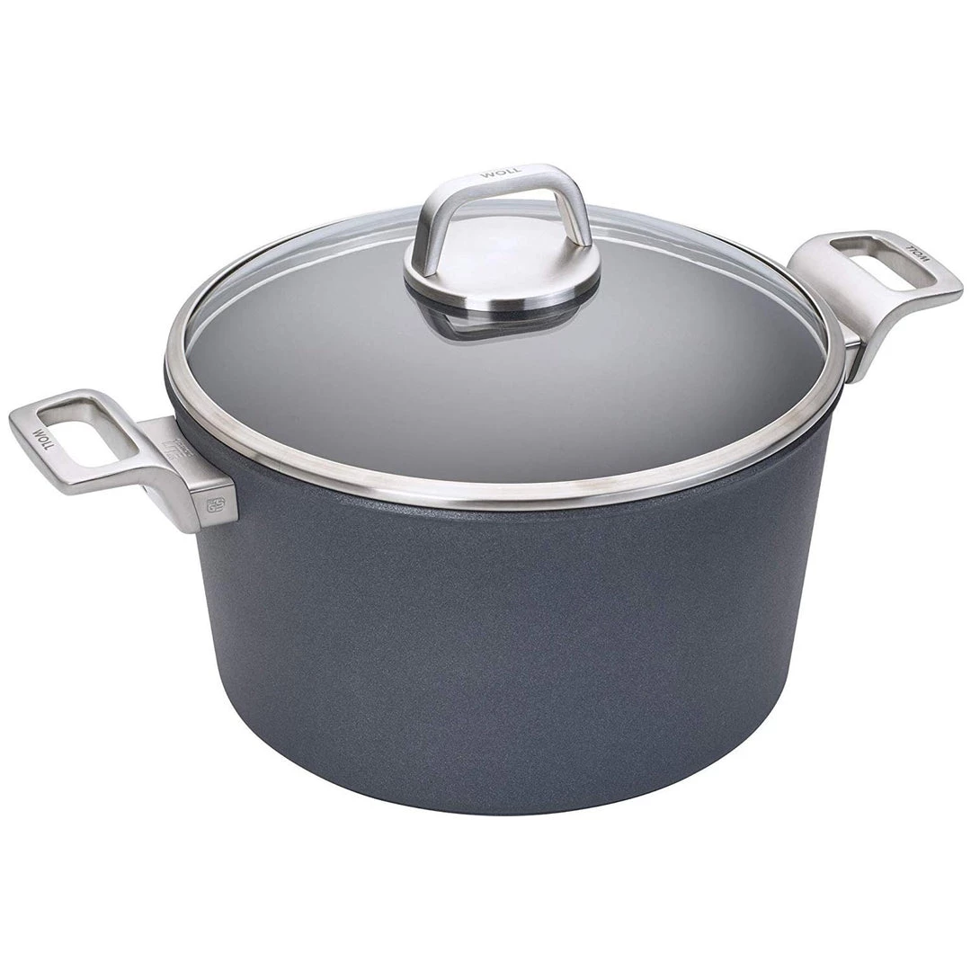 COOKWARE Woll Diamond Lite Pro, Induction 5.25-Quart Stockpot W/ Lid 3 COOKWARE Woll Diamond Lite Pro, Induction 5.25-Quart Stockpot W/ Lid