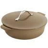 COOKWARE Anolon 5-Quart Round Braiser - Umber 2 COOKWARE Anolon 5-Quart Round Braiser - Umber
