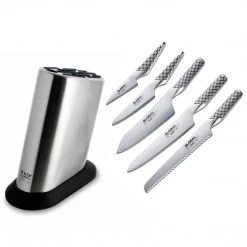 CUTLERY Global Classic 6-Piece Knife Block Set