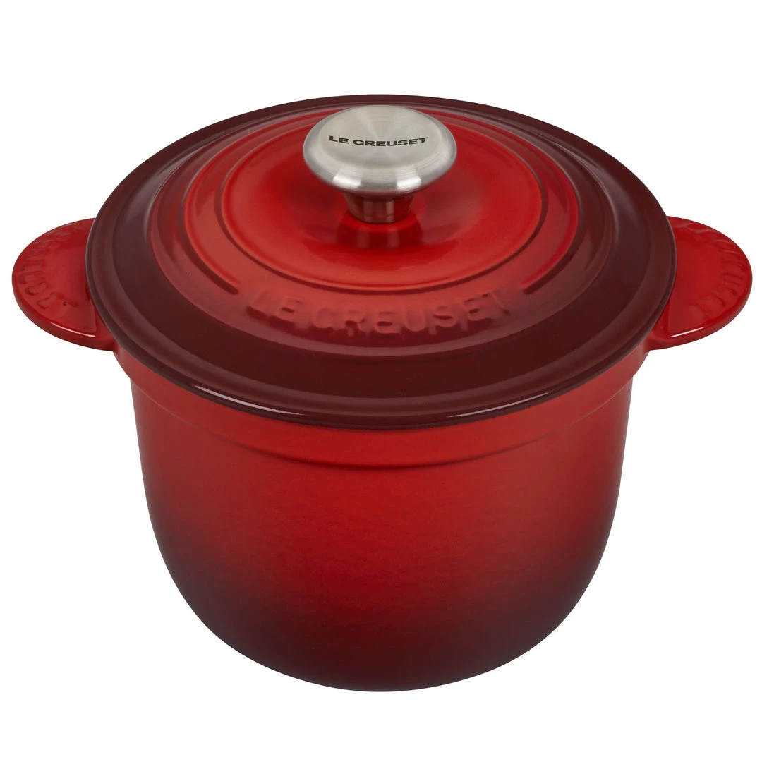 Le Creuset Cast Iron 2.25-Quart Rice Pot - Cerise 3 Le Creuset Cast Iron 2.25-Quart Rice Pot - Cerise