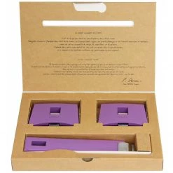 COOKS TOOLS Cristel Mutine Set Of 1 Derachable Handle And 2 Side Handles - Black Currant