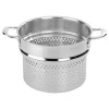 Demeyere Atlantis 8-Quart Stainless Steel Pasta Insert (Fits 8.5-Quart Stock Pot)