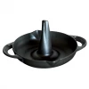 Staub Cast Iron 9.5'' Vertical Chicken Roaster - Matte Black COOKWARE