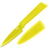 Kuhn Rikon Colori + Serrated Paring Knife - Yellow 2 Kuhn Rikon Colori + Serrated Paring Knife - Yellow