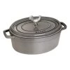 COOKWARE Staub Coq Au Vin Cocotte, Graphite Grey, 4.25 Qt. - Graphite Grey