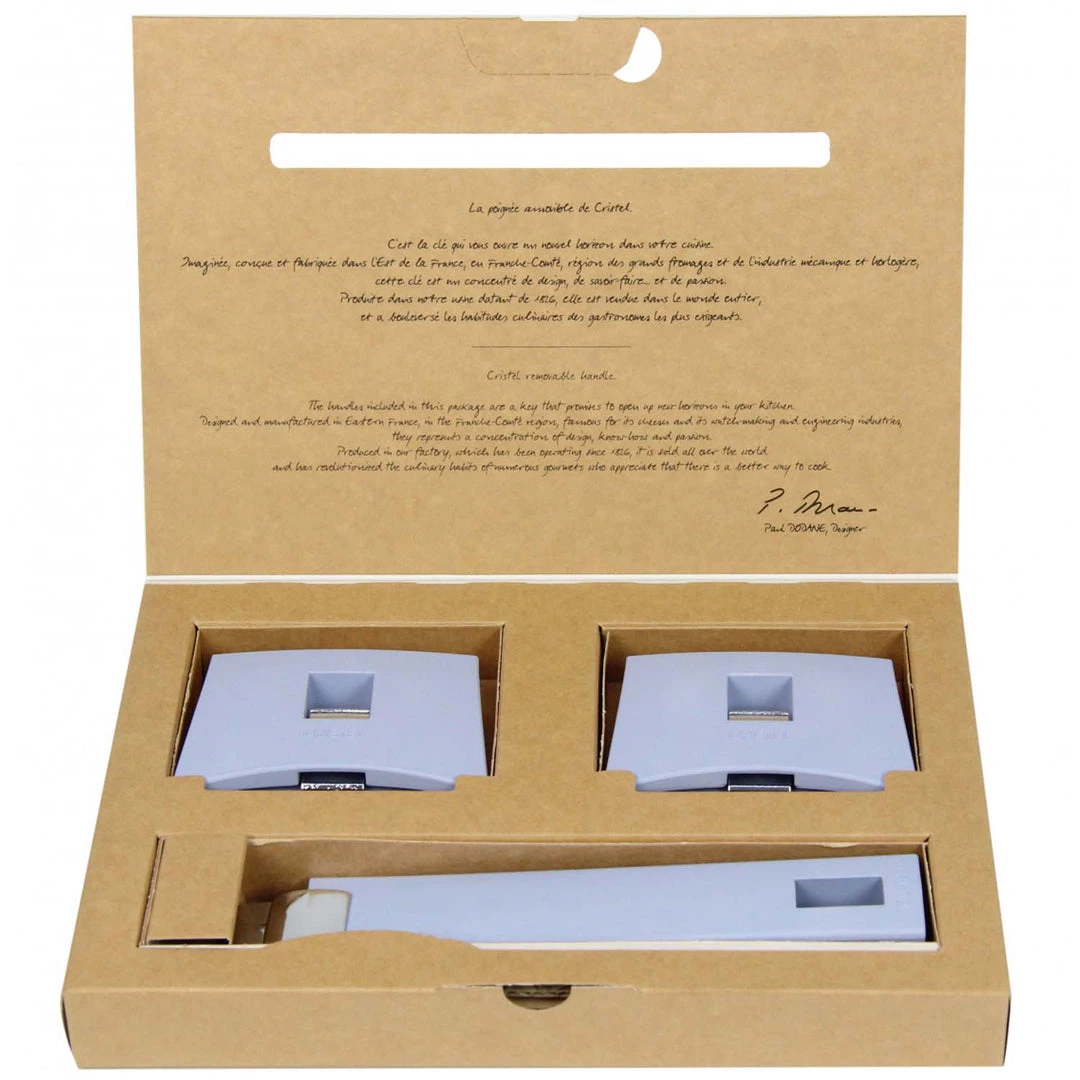 Cristel Mutine Set Of 1 Derachable Handle And 2 Side Handles - Lavender 3 Cristel Mutine Set Of 1 Derachable Handle And 2 Side Handles - Lavender