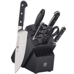 Zwilling J.A. Henckels Pro 7-Piece Knife Block Set - Black CUTLERY