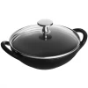 COOKWARE Staub Cast Iron 0.5-Quart Baby Wok - Matte Black