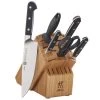 Zwilling J.A. Henckels Pro 7-Piece Knife Block Set - Bamboo CUTLERY