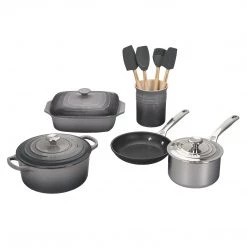 Le Creuset 12-Piece Mixed Material Set - Oyster