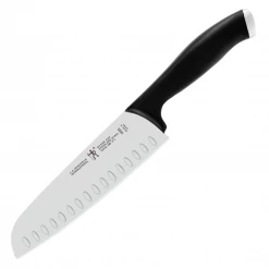 J.A. Henckels International Silvercap 7'' Hollow Edge Santoku Knife CUTLERY