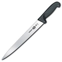 Victorinox Chef'S Slicer Semi-Flexible Pointed At Fibrox Pro Handle, 12/1", Black