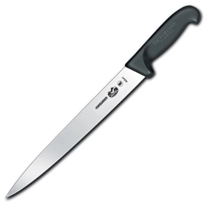 Victorinox Chef'S Slicer Semi-Flexible Pointed At Fibrox Pro Handle, 12/1", Black 3 Victorinox Chef'S Slicer Semi-Flexible Pointed At Fibrox Pro Handle, 12/1", Black