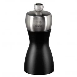 TABLETOP & BAR Peugeot Fidji Stainless Steel Pepper Mill Size: 4.75" H X 2.04" W X 2.04" D, Color: Matte Black