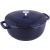 Staub Cast Iron 3.75-Quart Essential French Oven - Dark Blue COOKWARE