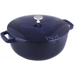 Staub Cast Iron 3.75-Quart Essential French Oven - Dark Blue COOKWARE
