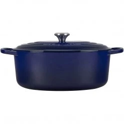 Le Creuset 9.5 Qt. Signature Oval Dutch Oven - Indigo COOKWARE