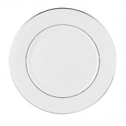 Lenox Hannah Platinum Dinner Plate, White CUTLERY