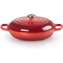 COOKWARE Le Creuset 3.5-Quart Signature Braiser - Cerise