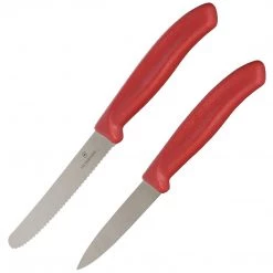 Victorinox Swiss Classic Pillow Packs, 4½" Utility & 3¼" Paring , Red COOKS TOOLS