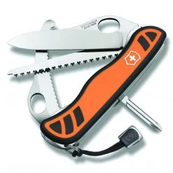 Victorinox Swiss Army Hunter XT Knife With Pouch, 111mm, Orange CUTLERY