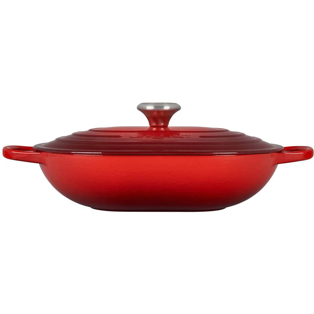 COOKWARE Le Creuset 3.75 Qt. Signature Oval Casserole - Cerise 4 COOKWARE Le Creuset 3.75 Qt. Signature Oval Casserole - Cerise