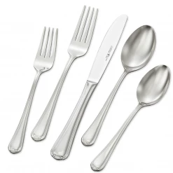 J.A. Henckels International Alcea 65-Piece 18/10 Stainless Steel Flatware Set