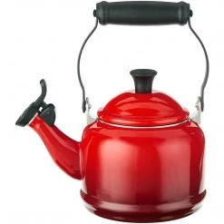 COOKWARE Le Creuset 1.25 Qt. Kettle & (2) 14 Oz. Mugs Demi Kettle & 2 Mug Set - Cerise