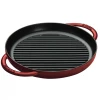 COOKWARE Staub Cast Iron 10'' Pure Grill - Grenadine
