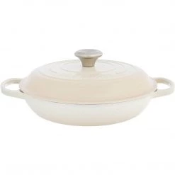 Products Le Creuset Signature 2.25-Quart Braiser With Stainless Steel Knob - Meringue