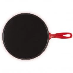 Le Creuset 10.6'' Cast Iron Crepe Pan - Cerise