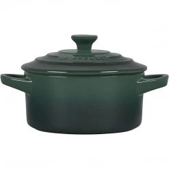 COOKWARE Le Creuset 8 Oz. Each Set Of 4 Cocottes W/ Mini-Cocotte Cookbook - Artichaut