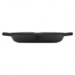 Le Creuset 9.75" Signature Deep Round Grill Pan - Licorice