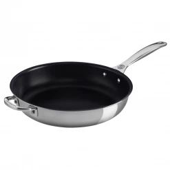 Le Creuset 12.5'' Stainless Steel Nonstick Deep Fry Pan COOKWARE