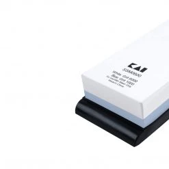 Shun Combination Whetstone W/ Rubber Base: 1000/6000 Grit CUTLERY