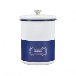 Le Creuset 4.25 Qt. Treat Jar With Stainless Steel Knob - Dark Blue