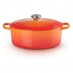 Le Creuset 6.75 Qt. Signature Oval Dutch Oven - Flame COOKWARE