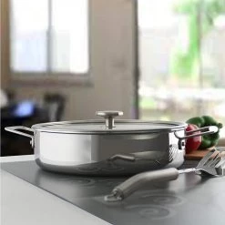Chantal 5 Qt. Sauteuse W/ Glass Lid COOKWARE