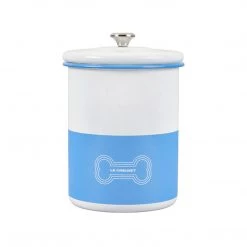 Le Creuset 4.25 Qt. Treat Jar With Stainless Steel Knob - Light Blue