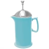 COFFEE & TEA Chantal 28-Ounce Ceramic French Press W/ Ss Plunger - Aqua