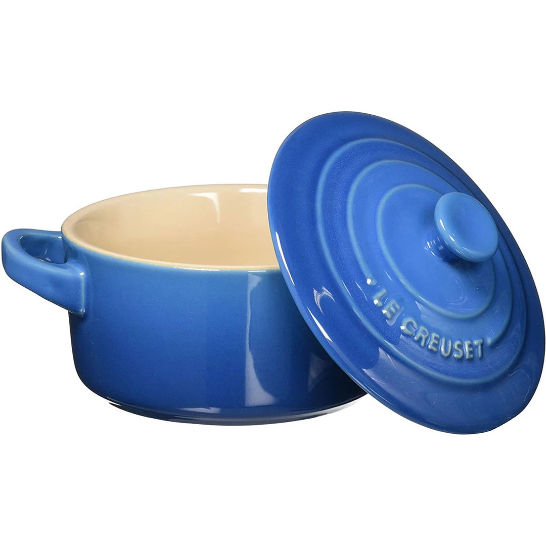 Le Creuset 8 Oz. Mini Round Cocotte - Marseille BAKEWARE 4 Le Creuset 8 Oz. Mini Round Cocotte - Marseille BAKEWARE