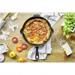 Staub Cast Iron 11-inch Traditional Skillet - Matte Black, Made In France SALE SPECIALS