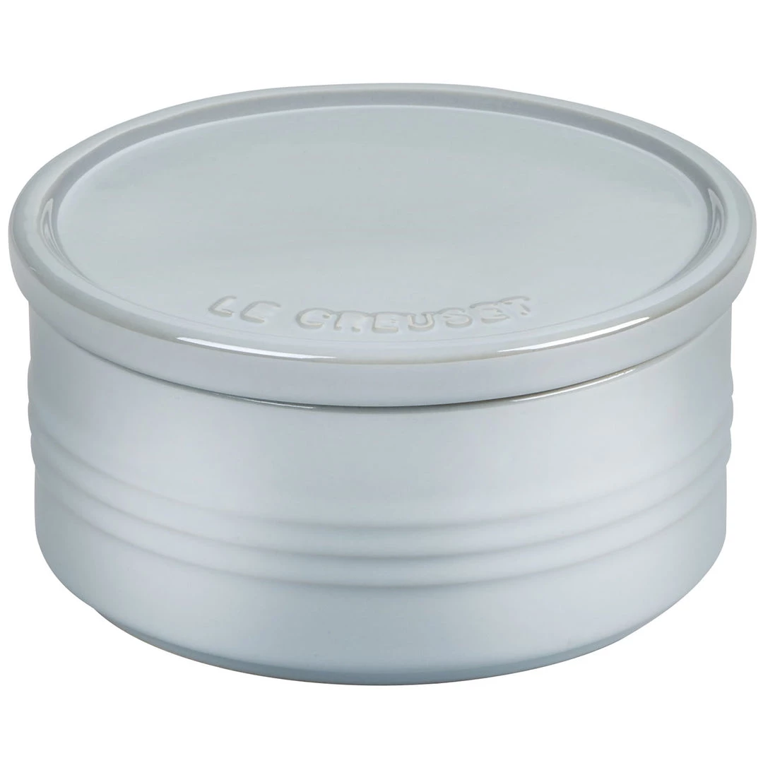 COOKWARE Le Creuset 23-Ounce Canister With Stoneware Lid - Metallic Coastal Blue 3 COOKWARE Le Creuset 23-Ounce Canister With Stoneware Lid - Metallic Coastal Blue