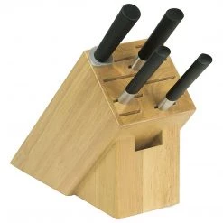 CUTLERY Kai 5-Piece Wasabi Knife Block Set