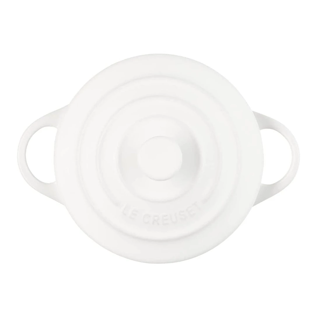 COOKWARE Le Creuset 8 Oz. Mini Round Cocotte - White (House Special) 5 COOKWARE Le Creuset 8 Oz. Mini Round Cocotte - White (House Special)