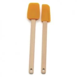 Rsvp Orange Silicone Mini Spatula, Set Of 2