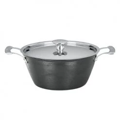 Mario Batali Pre-Seasoned Light Cast Iron 4-Quart Round Casserole By Dansk