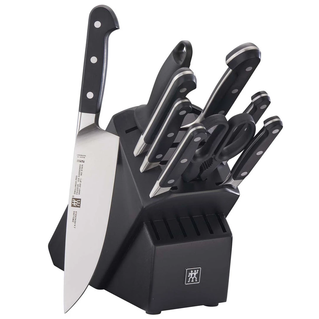 Zwilling J.A. Henckels Pro 10-Piece Knife Block Set - Black CUTLERY 3 Zwilling J.A. Henckels Pro 10-Piece Knife Block Set - Black CUTLERY