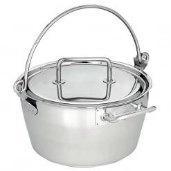 Demeyere Resto 10.6-Quart Stainless Steel Maslin Pan COOKWARE